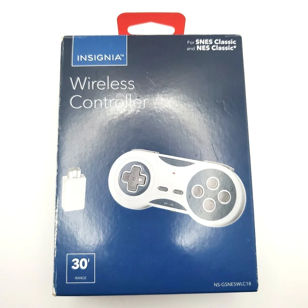 Insignia Wireless Controller SNES Classic NES Classic -NO DONGLE -NS-GSNESWLC18